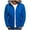 Blue, variant on BLTIBY Mens Puffer Jacket Hooded Fall Winter Solid Color Full Zip Water-Resistant Quilted Lined Fashion Lightweight Coats Black XL