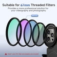 thumbnail image 3 of Kit Adaptador de Filtro CPL JJC 67mm para iPhone 14/15/16 Pro Max, 3 of 8