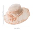 thumbnail image 3 of Elainilye Women's Sun Hat, Wide Brim Tea Party Hat, Breathable UV Protection Formal Hat for Outdoor Weddings, Beach, Garden Parties, Summer Events, Fashion Accessories, 3 of 6