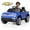 Blue, variant on EVOKEDEN 24V Licensed Chevrolet Silverado Electric Car for Kids, Ride on Toys with Remote Control, LED Lights, Music Player, Seat Belts, Black