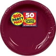 thumbnail image 6 of Big Party Pack Festive Green Plastic Plates | 10.25" | Pack of 50 | Party Supply, 6 of 28