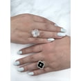 thumbnail image 3 of Mother of Pearl Flower Ring in 925 Sterling Silver with Rose Gold Plating Size 6 by Lavari Jewelers, 3 of 8