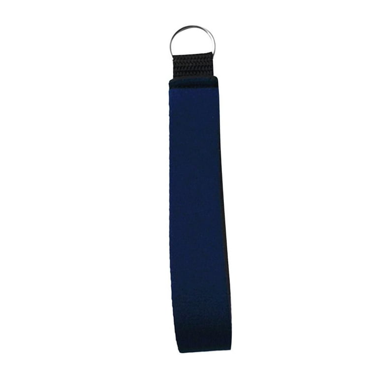 Key Fob Keychain Wristlet Wrist Lanyard Strap Liquid Blue