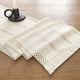 thumbnail image 5 of Camino de mesa Boho Macramé de lino 70.9" | Flecos con flecos de algodón y poliéster tejido | Ganchillo beige rectangular ahuecado | Decoración de mesa bohemia vintage para come, dormitorio, 5 of 8