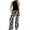 Black-1, variant on Women's 2 Piece Outfits Sleeveless Top and Loose Wide Leg Pants Set Casual High Waist Palazzo Pants Suit