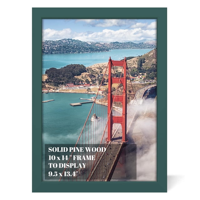 Marcos de madera Soniuong de 28,4 cm x 38,6 cm para colgar en la pared