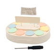 thumbnail image 1 of Platos giratorios automáticos, carrusel, soporte para magdalenas, soporte para postres con bandejas para servir, soporte para y magdalenas , con música Macarena Máquina de sushi giratoria, 1 of 8