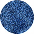 thumbnail image 1 of Slipmat Slip Mat Scratch Pad Feutre pour n'Importe Quel 12" LP Vinyle Platine Lecteur de Disque Personnalisé Graphique - Léopard Impression Bleu, 1 of 1