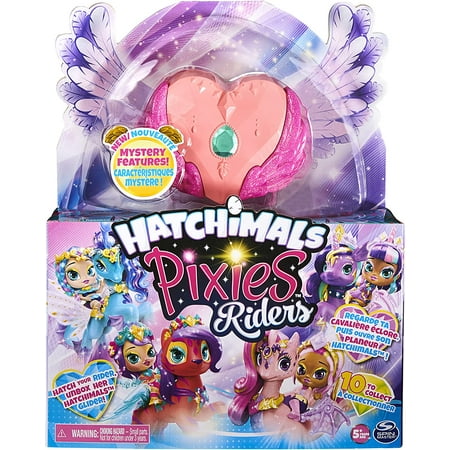 Hatchimals Pixies Riders, Radiant Roxy Pixie with Tigrette Glider, 3.5''