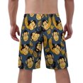 thumbnail image 3 of NICKSUN Men's Swim Trunks, Cute Print Quick Dry Summer Board Beach Shorts with Mesh Lining and Pockets, 3 of 6