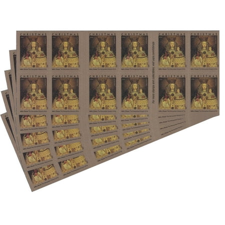 Virgin Child Our Lady of Guapulo USPS Forever Postage Stamp 5 Books of 20 US First Class Postal Christmas Wedding Celebration Anniversary Easter Party (100 Stamps)