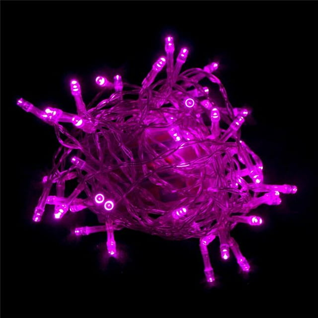 Aleko B40LEDPINK-UNB Guirlande Lumineuse de Noël 13 Pi. 40 LED, Couleur Rose