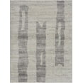 thumbnail image 2 of Hauteloom Tigris Collection Sada Southwestern Farmhouse Living Room Bedroom Area Rug - Vintage Distressed - Boho Aztec Tribal Pattern - Ivory, Beige, Gray - 3'11" x 5'7", 2 of 8
