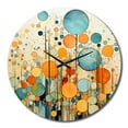 thumbnail image 2 of Designart "Nostalgic Remix IV" Collages Abstraits Horloge Murale Surdimensionnée, 2 of 6