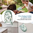 thumbnail image 5 of 2 Pcs Oven Mitts Non-Slip Cotton Mitts Set for Kitchen Baking Cooking,Green Eucalyptus Leaves On A White Background, 5 of 7