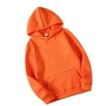 thumbnail image 2 of Sudadera con capucha Sudadera con capucha unisex de algodón Sudadera con capucha que absorbe el sudor Sudadera con capucha, Naranja, 3XL Advancent AP000776-71, 2 of 7