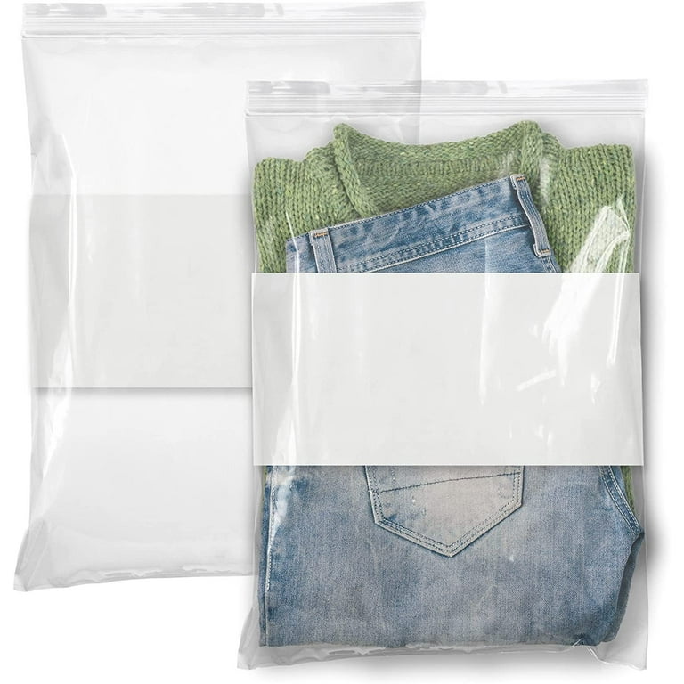 4 mil Polyethylene Zip-Top Bags (100-Pack)