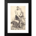 thumbnail image 2 of Frans Schwartz 13x18 Black Modern Framed Museum Art Print Titled - Shepherd with Aries (1901 - 1902), 2 of 5
