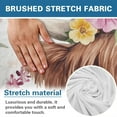 thumbnail image 7 of SCRAWLGOD Highland Cattle Floral Pink White Recliner Chair Covers Stretch Recliner Sofa Cover Furniture Protector Cover Recliner Chair Cover with Elastic Bottom Washable Slipcovers for Living Room, 7 of 7