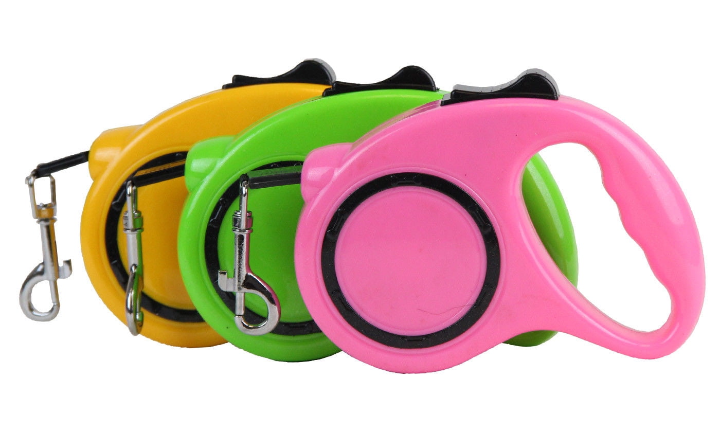 Retractable Safety Leash for Pet Dog Cat Cute Printed Leash Walmart