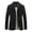 Black, variant on WREESH Fashion Winter Jacket Men Casual Solid Button Blazer Suit Back Long Sleeves Jacket Olive Green