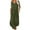 Army Green, variant on Summer Dress Saving! Women Casual Short Sleeve V Neck Swing Dress Casual Maxi Beach Dress with Pockets Green L