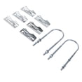 thumbnail image 4 of Antenna Mast Clamp Strong and Secure, Versatile Mounting, All Weather, Easy Installation for Mast with Double Antenna Mast Clamp Kit Iron V Jaw Block, U Bolts, 4 of 7