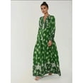 thumbnail image 3 of Printed Long Sleeve Viscose Maxi Dress, 3 of 6