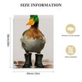 thumbnail image 2 of Nawypu  Mallard Duck Wearing Boots Portrait Canvas Wall Art,, 2 of 5