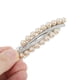 thumbnail image 4 of Ofertas Únicas 1 Pc Clips para el Cabello Clip de Ojo de Sirena de Perlas Bonito Clip de Peinado Tono Plateado Champagne, 4 of 5