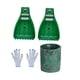 thumbnail image 1 of Rastrillo de mano para recoger hojas, rastrillo de garra para limpiar césped cortado y basura., 1 of 9