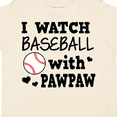 thumbnail image 4 of Inktastic I Watch Baseball with My Pawpaw Boys Toddler T-Shirt, 4 of 5