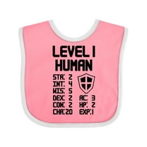 Inktastic Level 1 Human Boys or Girls Baby Bib
