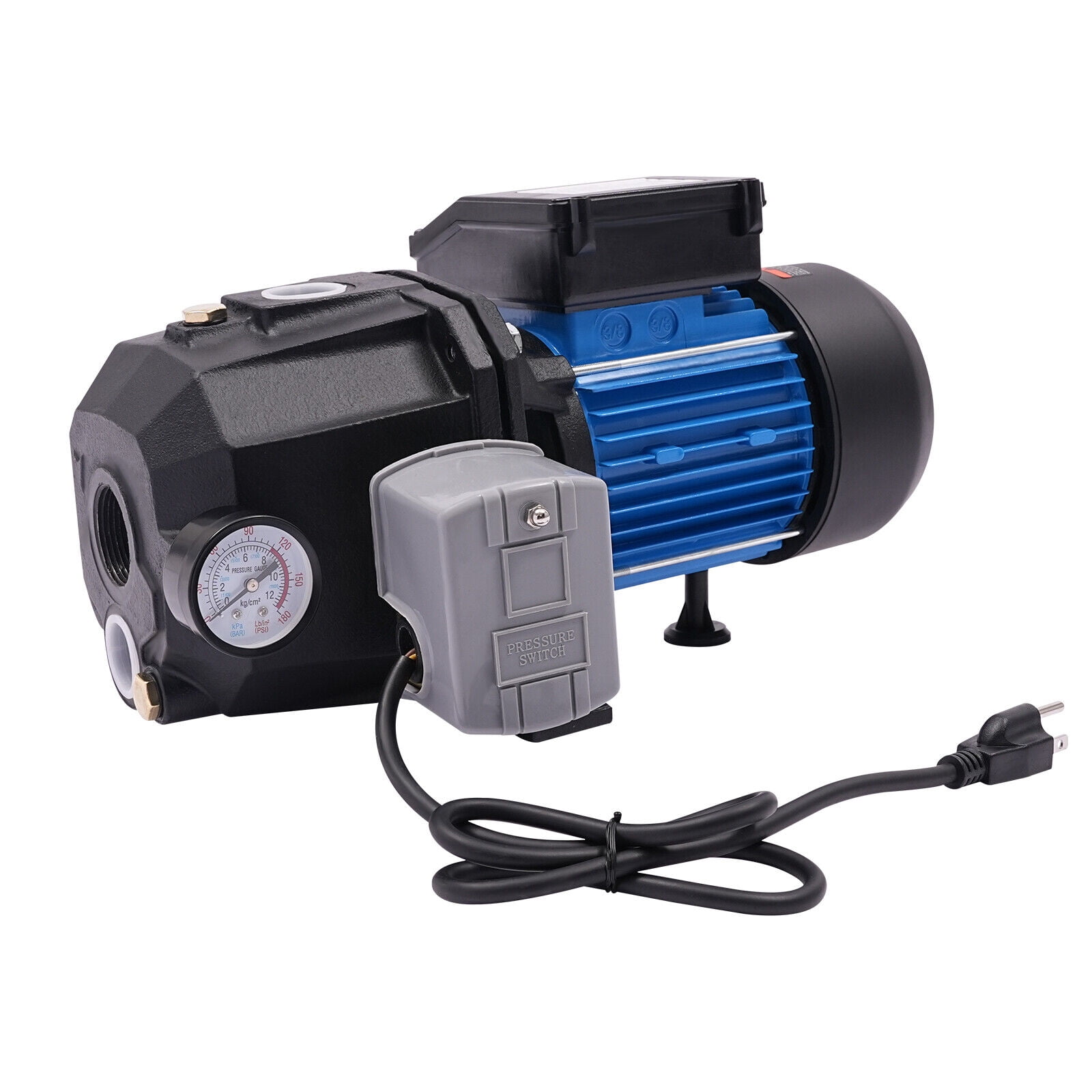 Garden 1HP Water Pump 134.2ft³/h Flow Rate Shallow Well Pump Water Pump Versatile for Farms and Grasslands