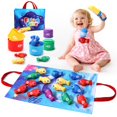 thumbnail image 1 of Juego de pesca Montessori Toy Vahome de 1 a 3 años con tapete oceánico, 1 of 6