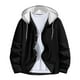thumbnail image 2 of pstuiky manga larga para hombre, Sudadera con capucha y manga larga para hombre, estilo casual, color liso, estilo blusa top de hombre xxxl, 2 of 5
