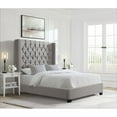 thumbnail image 7 of Picket House Furnishings Arden King Tufted Upholstered Bed in Grey, 7 of 7
