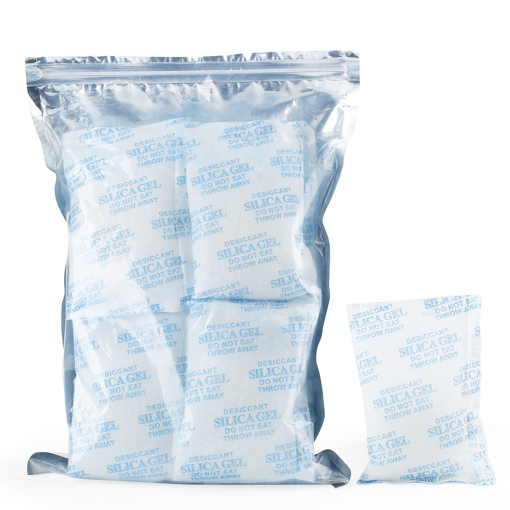 16 Packs 45 Gram Silica Gel Packets Desiccant Dehumidifier, Unscented