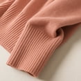 thumbnail image 4 of Cethrio Girls Cardigan Sweaters Size 10-12, Fall Winter V Neck Long Sleeve Button Down Knitted Cardigans Pink, 4 of 4