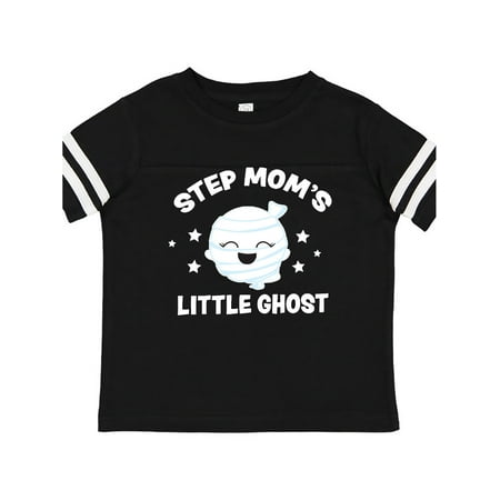

Inktastic Cute Step Mom s Little Ghost with Stars Gift Toddler Toddler Girl T-Shirt