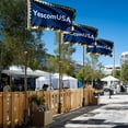 thumbnail image 2 of Yescom 20Ft Telescoping Flagpole with Dock/Deck Mount Display Sign for Events, 2 of 10