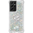 thumbnail image 7 of Samsung Galaxy S21 Ultra 5G 6.8" Case,Creativity Clear Quicksand Glitter Flowing Liquid Floating Soft TPU Case w/Stand Bling Diamond Sparkle Phone Cover for Galaxy S21 Ultra  Silver, 7 of 7