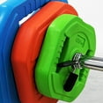 thumbnail image 3 of Ensemble de Poids pour Barre – Réglable 20 kg – Forme Carrée – Vert/orange/bleu – Poids Libres avec Plaques et Colliers – Force et Cardio – Gym à Domicile, 3 of 6