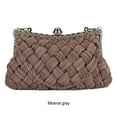 thumbnail image 3 of Qarigey El bolso fácil de combinar agrega un toque de elegancia a cualquier atuendo. Bolsos de noche para mujer. Bolsas de mensajero y de hombro Gris mineral, 3 of 6