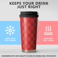 thumbnail image 2 of Christmas 18oz Double Drinking Coffee Mug – Vacuum Insulated Stainless Steel Travel Cup with Leakproof Lid, 316 Steel Thermos Tumbler for Hot & Cold Beverages, 2 of 7