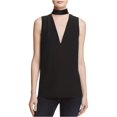 thumbnail image 2 of Blusa de seda elástica Ramy Brook Dafne Negro Grande, 2 of 2
