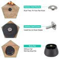 thumbnail image 3 of Unique Bargains 2pcs Plastic Pot Lid Knob Grip Lids Home Kitchenware Cookware Universal Cover Cap Handle Replacement, 3 of 7