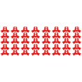 thumbnail image 1 of (Lot de 40 Pcs) Clip de Formation Basse Pression pour Plantes (Rouge), 1 of 5