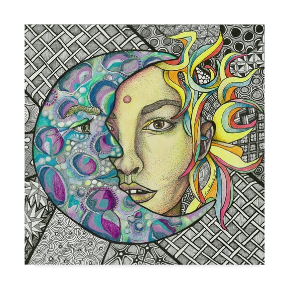 Trademark Fine Art 'Mother Sun' Canvas Art by Amy Frank