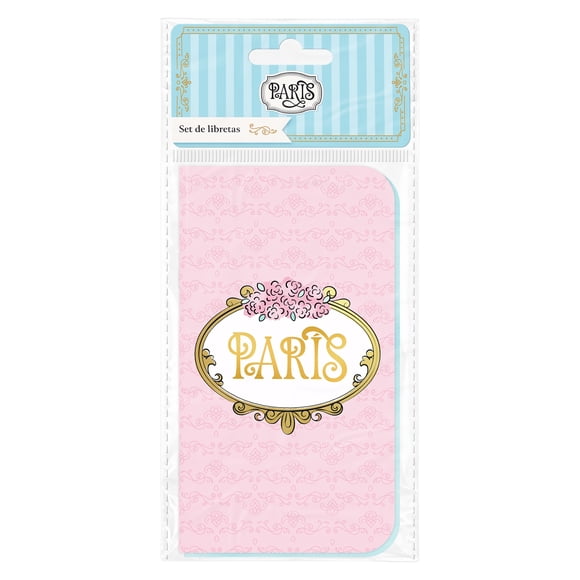 Juego de Libretas Prichos París de Papel y Cartón Varios Modelos 2 Piezas